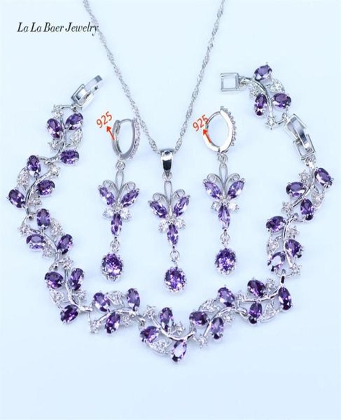 lady 925 sterling silver jewelry sets pink crystal white zircon bracelet necklace pendant long earrings chain for women282s3692345, Black
lady 925 sterling silver jewelry sets pink crystal white zircon bracelet necklace pendant long earrings chain for women282s3692345, Black