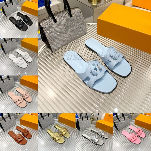 designer sandals isola flat sandal women slippers metal texture sheep leather slipper summer outdoor beach slides, Black
designer sandals isola flat sandal women slippers metal texture sheep leather slipper summer outdoor beach slides, Black