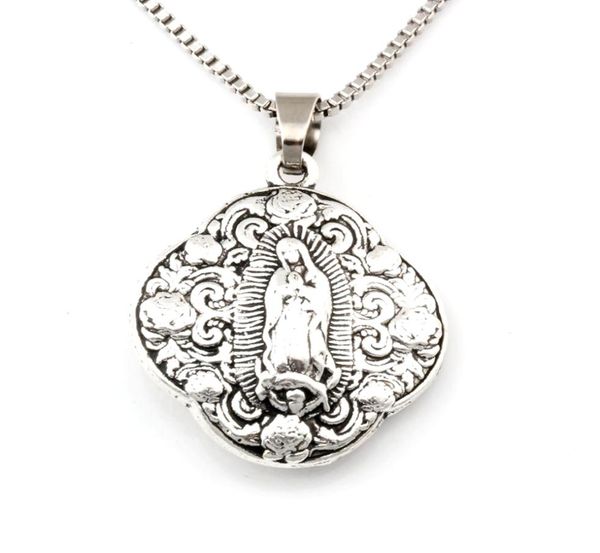 10pcslots antique silver virgin mary religion alloy charms pendant necklaces travel protection pendants necklaces 24inches chains7050117
10pcslots antique silver virgin mary religion alloy charms pendant necklaces travel protection pendants necklaces 24inches chains7050117