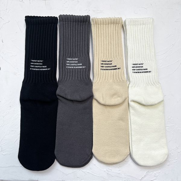 2023 beige black embroidery socks men women 100% cotton socks fashion four season high in tube socks a1
2023 beige black embroidery socks men women 100% cotton socks fashion four season high in tube socks a1
