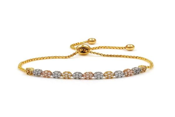 new arrival cake cubic zirconia cz wedding bridal bolo bracelets for women flower adjustable size pulsera mujer1728165, Golden;silver
new arrival cake cubic zirconia cz wedding bridal bolo bracelets for women flower adjustable size pulsera mujer1728165, Golden;silver