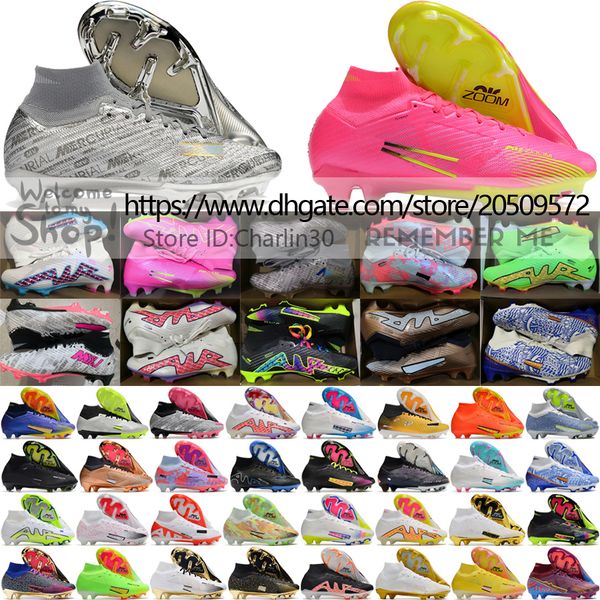 send with bag quality football boots zoom mercurial superfly 9 elite fg acc socks soccer cleats ronaldo cr7 mbappe leather 25th anniversary, Black
send with bag quality football boots zoom mercurial superfly 9 elite fg acc socks soccer cleats ronaldo cr7 mbappe leather 25th anniversary, Black