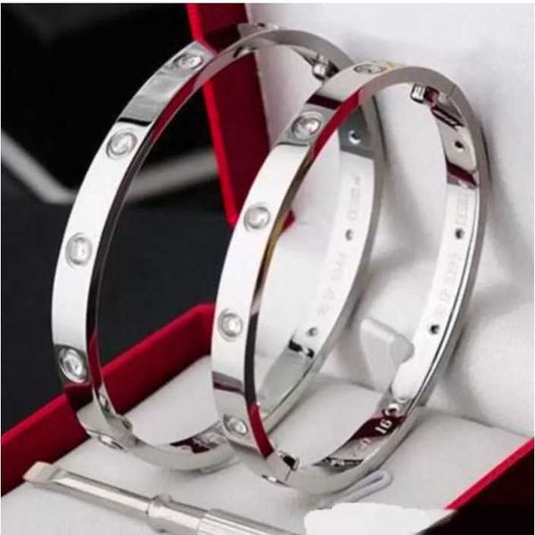 love bracelet designer jewelry gold cuff screw carti bracelets screwdriver bangles titanium steel belcher silver for womens mens party gift, Black
love bracelet designer jewelry gold cuff screw carti bracelets screwdriver bangles titanium steel belcher silver for womens mens party gift, Black