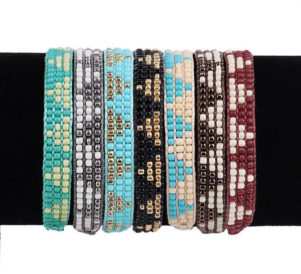bohemia multicolor miyuki beads geometric bracelet bangle for women adjustable charm handmade braided ethnic jewelry gift173g2854775, Golden;silver
bohemia multicolor miyuki beads geometric bracelet bangle for women adjustable charm handmade braided ethnic jewelry gift173g2854775, Golden;silver