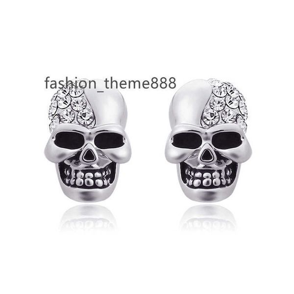 skeleton stud earrings for women men jewelry halloween ear post antique silver color skull 1 pair, Golden;silver
skeleton stud earrings for women men jewelry halloween ear post antique silver color skull 1 pair, Golden;silver