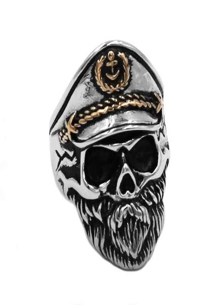 vintage navy captain skull ring stainless steel jewelry punk anchor navy military army biker mens ring 891b7497292, Golden;silver
vintage navy captain skull ring stainless steel jewelry punk anchor navy military army biker mens ring 891b7497292, Golden;silver