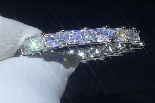 women wedding bands ring 925 sterling silver princess cut 4mm diamond cz engagement rings for women finger jewelry9149450, Slivery;golden
women wedding bands ring 925 sterling silver princess cut 4mm diamond cz engagement rings for women finger jewelry9149450, Slivery;golden