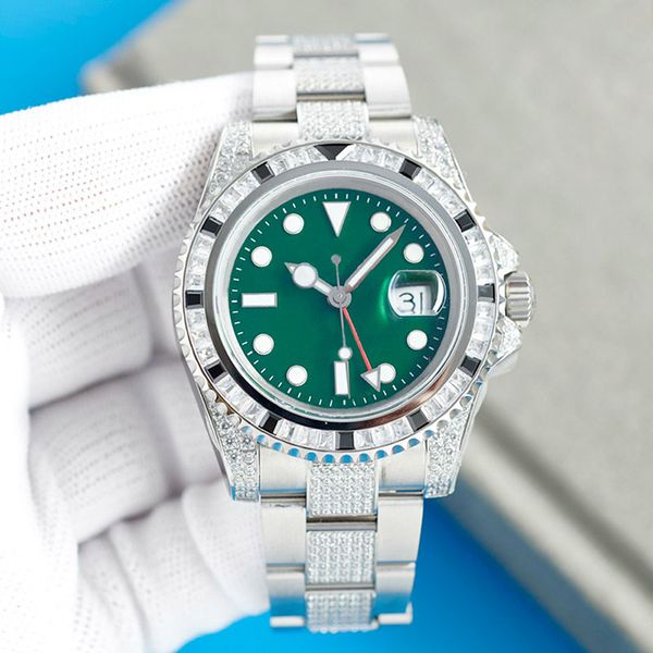 diamond watch automatic mechanical 2836 movement men 40mm sapphire wristwatch luminous business stainless steel 904l wristband montre de lux, Slivery;brown
diamond watch automatic mechanical 2836 movement men 40mm sapphire wristwatch luminous business stainless steel 904l wristband montre de lux, Slivery;brown