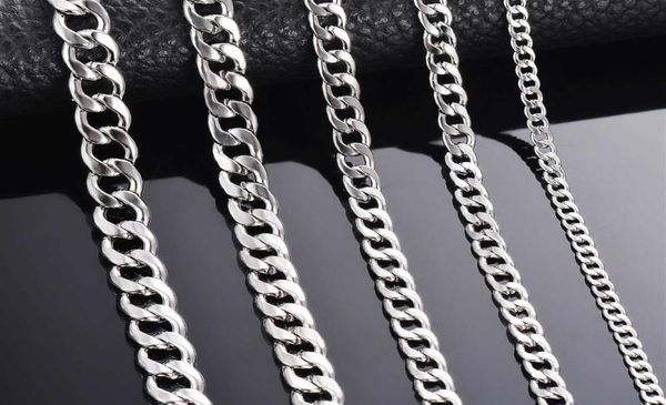 1 piece width 3mm 4 5mm 5mm 6mm 7mm 7 5mm curb cuban link chain necklace for men women basic punk stainless steel chain chokers q05969505, Silver
1 piece width 3mm 4 5mm 5mm 6mm 7mm 7 5mm curb cuban link chain necklace for men women basic punk stainless steel chain chokers q05969505, Silver
