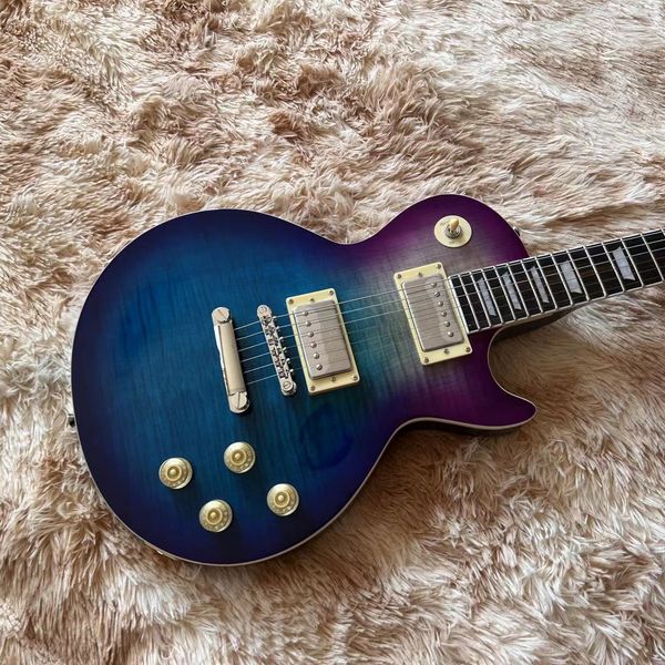 custom shop standard electric guitar mahogany body blue color tiger flame guitarra rosewood fingerboard
custom shop standard electric guitar mahogany body blue color tiger flame guitarra rosewood fingerboard