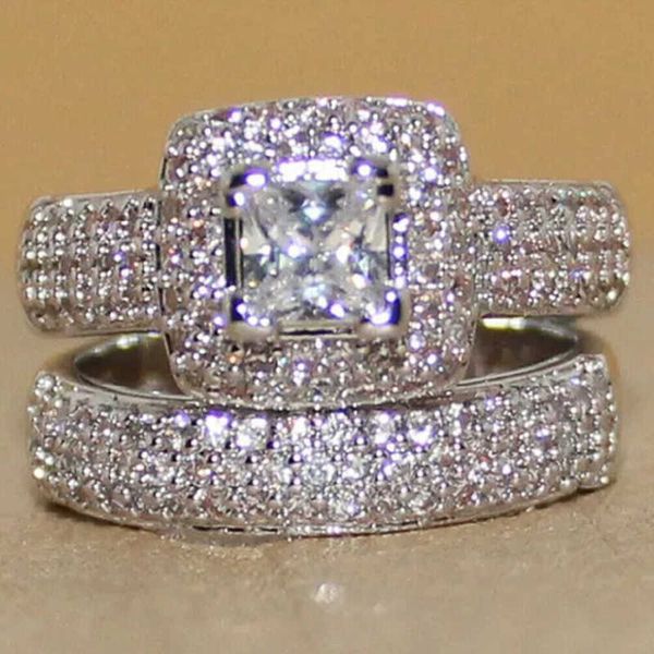 band rings huitan new luxury fashion 2pcs set of rings women wedding engagement party elegant accessories jewelry 2021 trendy aa230529, Silver
band rings huitan new luxury fashion 2pcs set of rings women wedding engagement party elegant accessories jewelry 2021 trendy aa230529, Silver