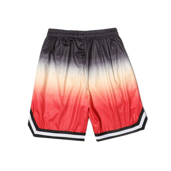 summer rainbow gradient loose drawstring shorts guochao leisure sports basketball pants capris, White;black
summer rainbow gradient loose drawstring shorts guochao leisure sports basketball pants capris, White;black