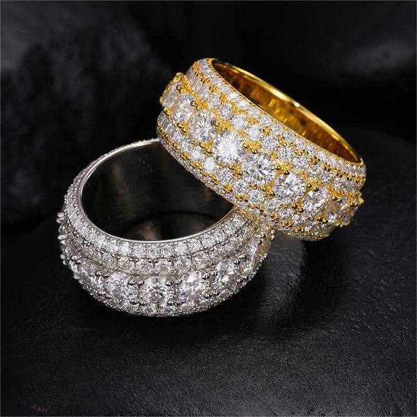 diaond 925 sterling silver vvs moissanite for men custom iced out ring 
diaond 925 sterling silver vvs moissanite for men custom iced out ring