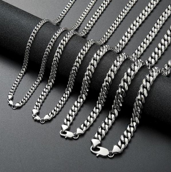 stainless steel cuban link chain necklace silver mens necklaces hip hop jewelry 6 8 10 12mm268u5069529
stainless steel cuban link chain necklace silver mens necklaces hip hop jewelry 6 8 10 12mm268u5069529