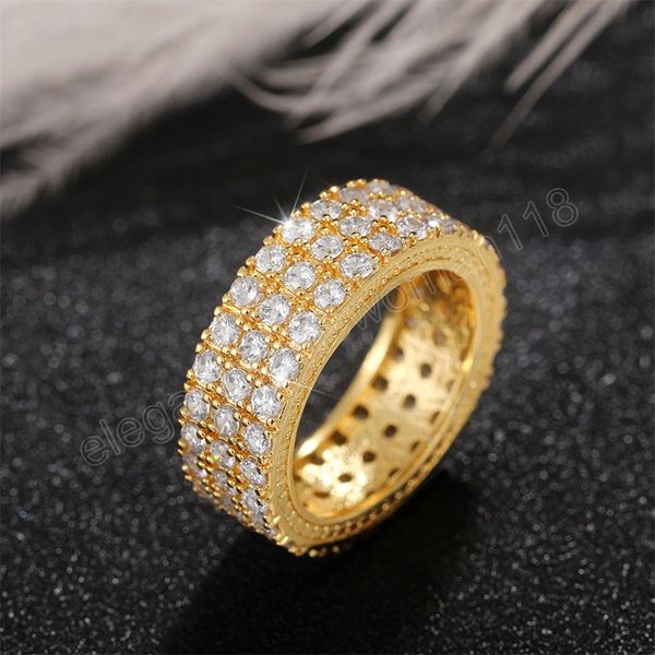 men women rings fashion hip hop jewelry iced out shiny 3 rows cz ring yellow gold plated ring nice gift for friend, Silver
men women rings fashion hip hop jewelry iced out shiny 3 rows cz ring yellow gold plated ring nice gift for friend, Silver