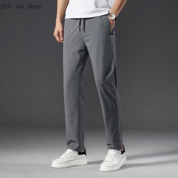 casual pants, oversized straight tube ice silk summer thin elastic slim fitting quick drying sports men 11, Black
casual pants, oversized straight tube ice silk summer thin elastic slim fitting quick drying sports men 11, Black