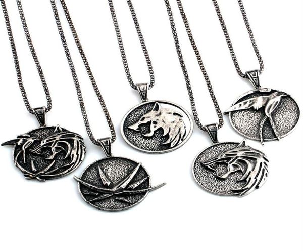 gothic fashion witcher wizard pendant necklace wolf head bird shape geralt animal collar chain punk hip hop necklaces for men273o1198767, Silver
gothic fashion witcher wizard pendant necklace wolf head bird shape geralt animal collar chain punk hip hop necklaces for men273o1198767, Silver
