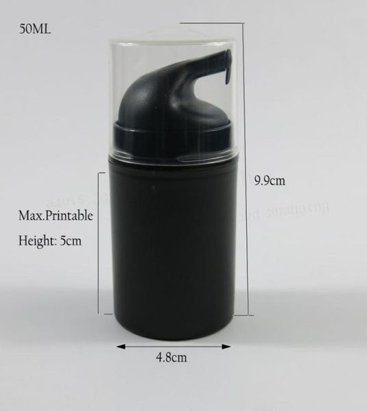 24 x 50ml black plastic airless lotion pump bottle empty vacuum pressure elmusion travel cosmetic containers6955633
24 x 50ml black plastic airless lotion pump bottle empty vacuum pressure elmusion travel cosmetic containers6955633