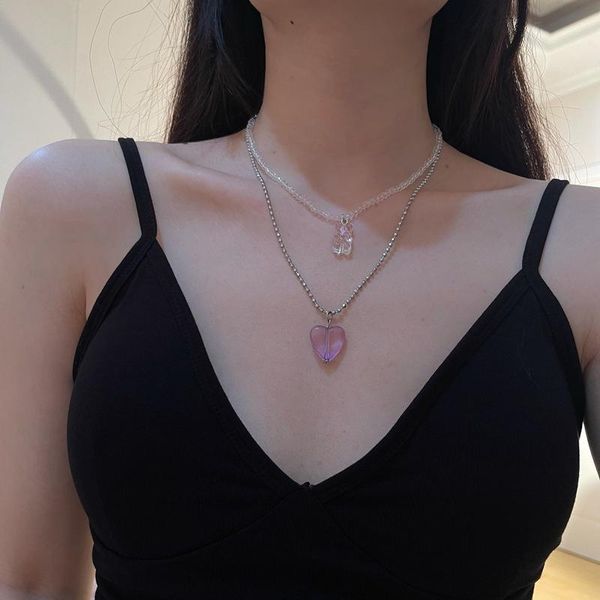 designer necklace pendant necklace lovers jewelry men and women double ring full diamond two rows of diamond women&girl valentine mother pen, Silver
designer necklace pendant necklace lovers jewelry men and women double ring full diamond two rows of diamond women&girl valentine mother pen, Silver