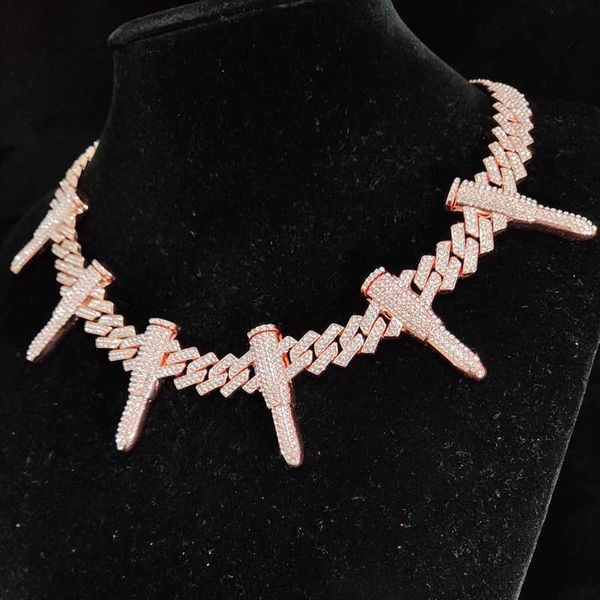 men women hip hop chain necklace 13mm width rhombus cuban chain with bullet shape hiphop necklace fashion charm jewelry 230529, Silver
men women hip hop chain necklace 13mm width rhombus cuban chain with bullet shape hiphop necklace fashion charm jewelry 230529, Silver