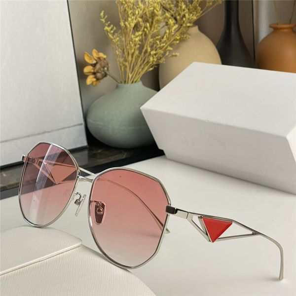 

Hot Original Designer Women Mens Sunglasses for Man Triangle 3D Pilot Metallic Frame Symbole Casual Event Party Glasses UV400 Come with Case