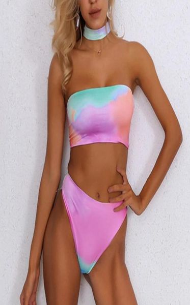 2021 summer women039s tiedye gradual split strapless beach swimsuit threepiece set swim wear ready to ship6547381
2021 summer women039s tiedye gradual split strapless beach swimsuit threepiece set swim wear ready to ship6547381