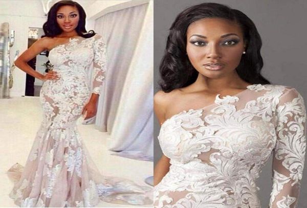 2019 one shoulder backless lace aline sheath wedding dresses floor length long sleeves summer beach bridal gowns high qualit4673610, White
2019 one shoulder backless lace aline sheath wedding dresses floor length long sleeves summer beach bridal gowns high qualit4673610, White