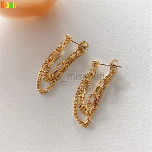 stud kshmir geometric vintage chain tassel pendant female earrings metal double pendant earrings for stylish jewelry gifts j230529, Golden;silver
stud kshmir geometric vintage chain tassel pendant female earrings metal double pendant earrings for stylish jewelry gifts j230529, Golden;silver