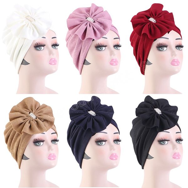 women big flowers turban cap muslim chemo hair loss beanie cap hijab pearl beads headwear african headtie party bonnets indian hat, Blue;gray
women big flowers turban cap muslim chemo hair loss beanie cap hijab pearl beads headwear african headtie party bonnets indian hat, Blue;gray