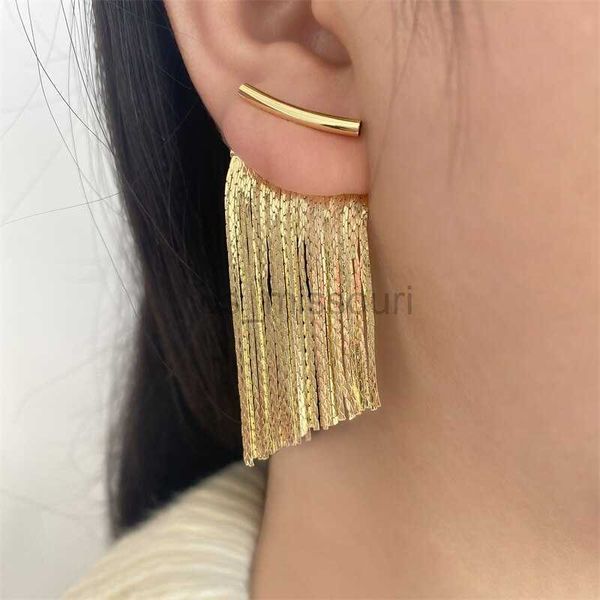 stud fashion statement earrings for women gold color tassel long female pendant jewelry accessories j230529, Golden;silver
stud fashion statement earrings for women gold color tassel long female pendant jewelry accessories j230529, Golden;silver
