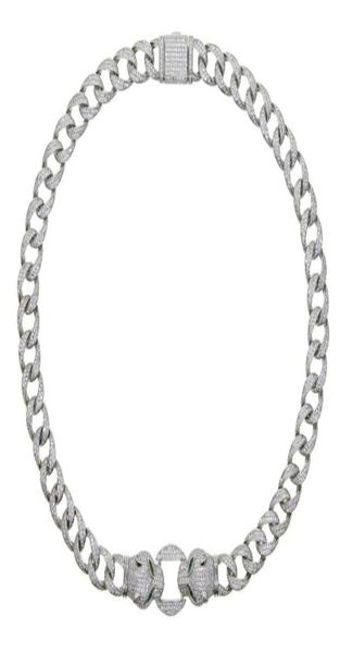 chokers 2021 iced out bling cz miami cuban link chain necklace leopard jaguar choker silver color women jewelry225c1253228, Golden;silver
chokers 2021 iced out bling cz miami cuban link chain necklace leopard jaguar choker silver color women jewelry225c1253228, Golden;silver