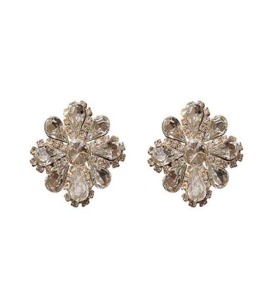 925 silver full diamonds flower charms earring vintage temperament earrings simple fashion personality earrings7689392, Golden
925 silver full diamonds flower charms earring vintage temperament earrings simple fashion personality earrings7689392, Golden