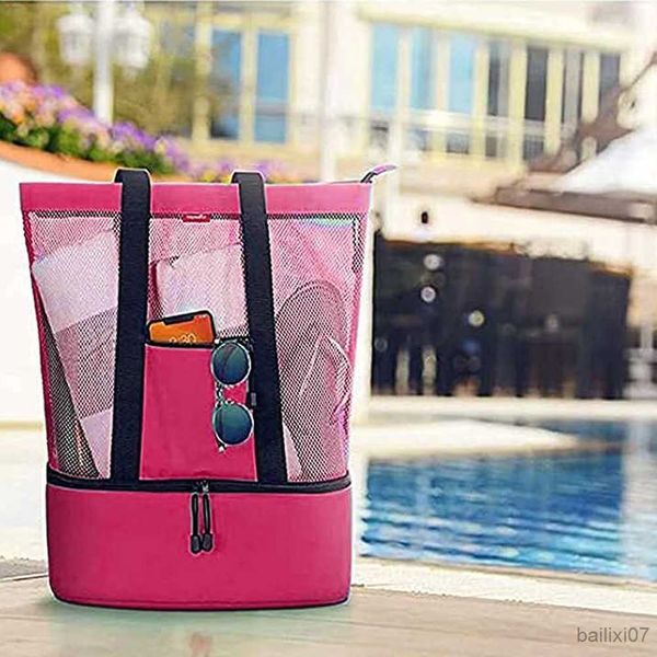 other bags large food delivery bags reusable mesh picnic bag multi function fashion portable lightweight for travel vacation camping, Black;red
other bags large food delivery bags reusable mesh picnic bag multi function fashion portable lightweight for travel vacation camping, Black;red