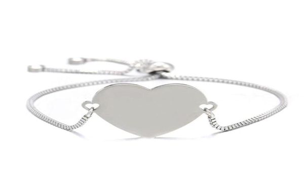 women bracelet blank heart charm bangle 304 stainless steel adjustable box chain bracelets female jewelry whole 10pcs297h4188978, Golden;silver
women bracelet blank heart charm bangle 304 stainless steel adjustable box chain bracelets female jewelry whole 10pcs297h4188978, Golden;silver