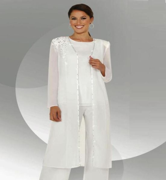 white chiffon long sleeves mother of the bride pant suits with long blouse sequins beaded mother of groom dress52429861446214, Black;red
white chiffon long sleeves mother of the bride pant suits with long blouse sequins beaded mother of groom dress52429861446214, Black;red