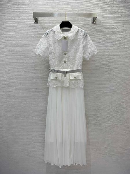 self portrai dresses womens high end custom lace water-soluble flower patchwork fake two-piece design dress fashion designer women clothing, Black;gray
self portrai dresses womens high end custom lace water-soluble flower patchwork fake two-piece design dress fashion designer women clothing, Black;gray