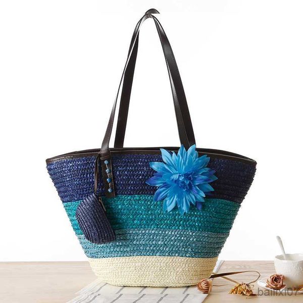 other bags fashion new women's straw handwoven shoulder handbag female set striped print tote bags large capacity beach bag, Black;red
other bags fashion new women's straw handwoven shoulder handbag female set striped print tote bags large capacity beach bag, Black;red