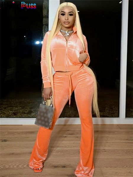 pants weird puss velvet women tracksuit skinny 2 piece set zip sporty sweatshirt+straight pants casual fit matching streetwear outfits, White
pants weird puss velvet women tracksuit skinny 2 piece set zip sporty sweatshirt+straight pants casual fit matching streetwear outfits, White