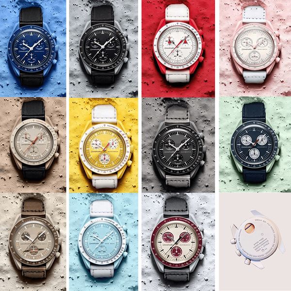 bioceramic planet moon mens designer watches omeg full function quarz chronograph watch mission to mercury nylon luxury montre limited editi, Slivery;brown
bioceramic planet moon mens designer watches omeg full function quarz chronograph watch mission to mercury nylon luxury montre limited editi, Slivery;brown