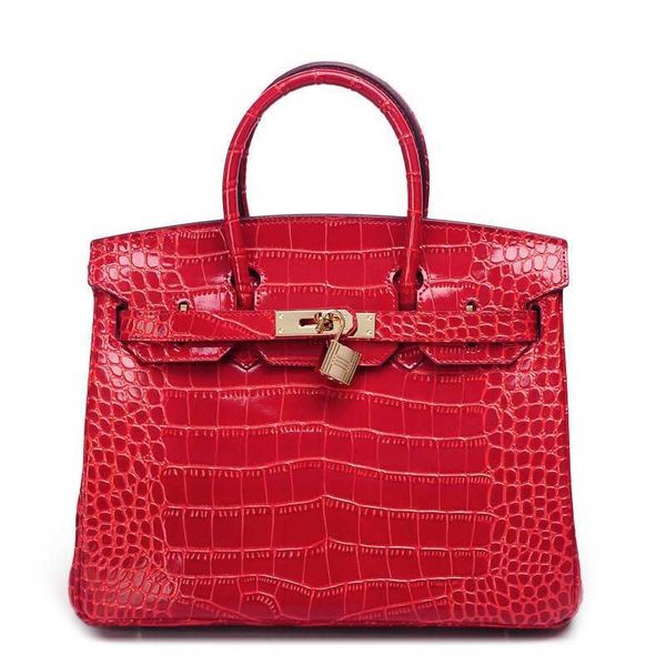 birkins bag genuine leather women's crocodile pattern cow leather handbag red bride one shoulder crossbody zc
birkins bag genuine leather women's crocodile pattern cow leather handbag red bride one shoulder crossbody zc