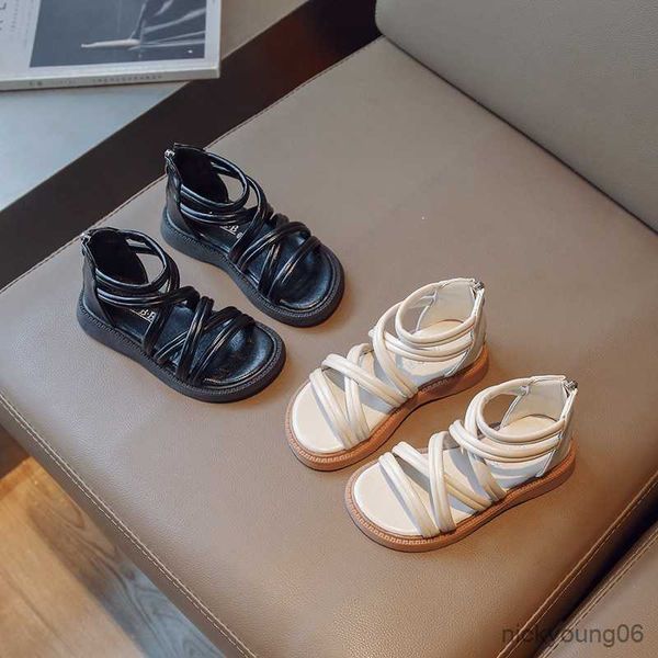 sandals 2023 summer new flat sandals for girls back zipper solid color crossing soft soles student casual shoes classic r230529, Black;red
sandals 2023 summer new flat sandals for girls back zipper solid color crossing soft soles student casual shoes classic r230529, Black;red