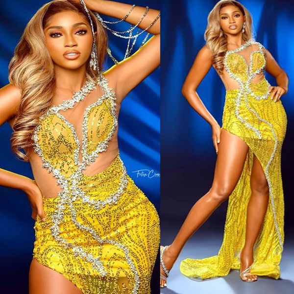 2023 may aso ebi yellow sheath prom dress lace beaded evening formal party second reception birthday engagement gowns dresses robe de soiree, Black
2023 may aso ebi yellow sheath prom dress lace beaded evening formal party second reception birthday engagement gowns dresses robe de soiree, Black