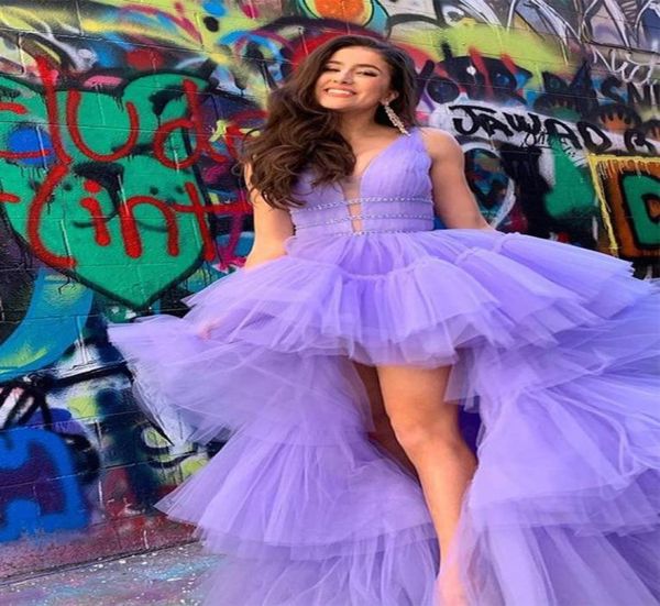 lavender slit tiered tulle prom dresses vneck african reception highlo formal evening dresses for party vestidos5957675, Black
lavender slit tiered tulle prom dresses vneck african reception highlo formal evening dresses for party vestidos5957675, Black