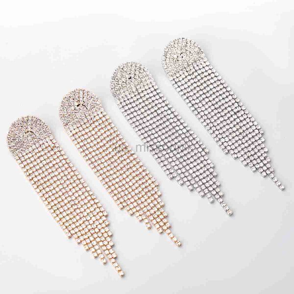stud fashion metal geometric rhinestone long tassel earrings women's creative popular dangle earrings party accessories j230529, Golden;silver
stud fashion metal geometric rhinestone long tassel earrings women's creative popular dangle earrings party accessories j230529, Golden;silver