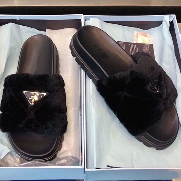women's slippers flat shoes luxury wool slippers wool slippers warm outdoor wear comfortable flat shoes size 35-41 with box, Black
women's slippers flat shoes luxury wool slippers wool slippers warm outdoor wear comfortable flat shoes size 35-41 with box, Black