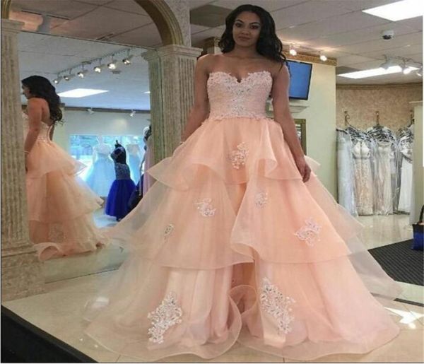 charming sweetheart appliques prom dresses ruffled organza pink ball gowns evening party formal gowns women dress3514226, Black
charming sweetheart appliques prom dresses ruffled organza pink ball gowns evening party formal gowns women dress3514226, Black