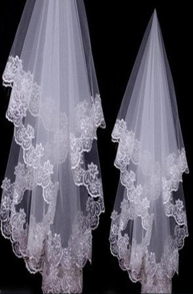 2019 bride veil 15 m white single lace tulle applique edge bridals accessories 5389836, Black
2019 bride veil 15 m white single lace tulle applique edge bridals accessories 5389836, Black