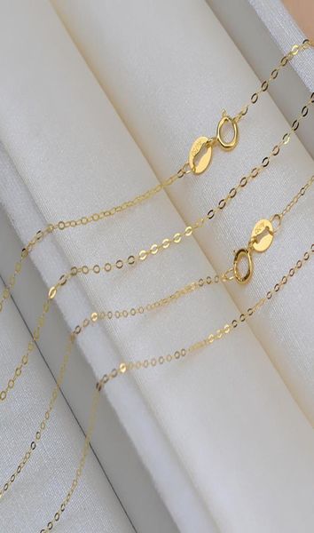 100 genuine 18k gold chain 18 inches au750 cost necklace pendant wendding party gift for women 1pcslot4165233, Silver
100 genuine 18k gold chain 18 inches au750 cost necklace pendant wendding party gift for women 1pcslot4165233, Silver