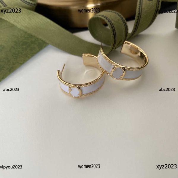 women designer earrings fashion luxury white ceramic decoration hoop & huggie jewelry #including brand box new arrival, Golden;silver
women designer earrings fashion luxury white ceramic decoration hoop & huggie jewelry #including brand box new arrival, Golden;silver
