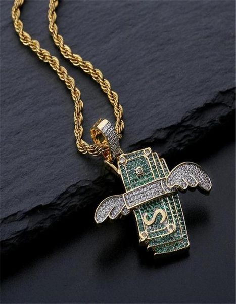 fashion necklace chains new iced out flying cash solid pendant necklace mens hip hop gold silver color charm chain jewelry gifts253457358
fashion necklace chains new iced out flying cash solid pendant necklace mens hip hop gold silver color charm chain jewelry gifts253457358